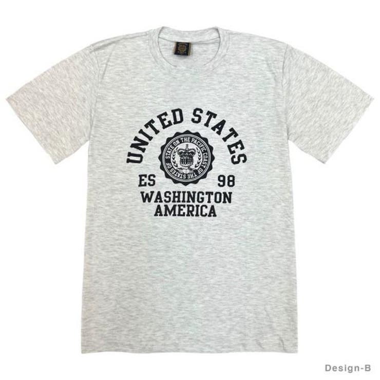 Tシャツ トップス 半袖 カレッジ プリント ロゴ | CharaBasket | 詳細画像12 