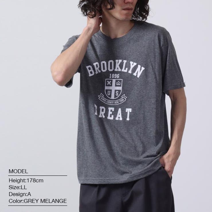 Tシャツ トップス 半袖 カレッジ プリント ロゴ | CharaBasket | 詳細画像3 