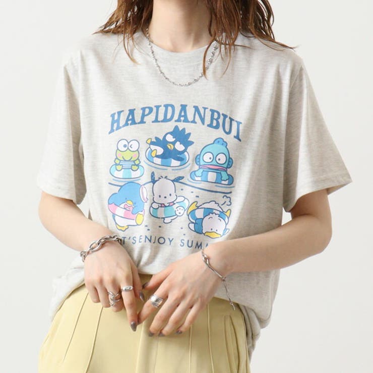はぴだんぶい Tシャツ 半袖 プリント M L LL サンリオ キャラクターズ | CharaBasket | 詳細画像6 