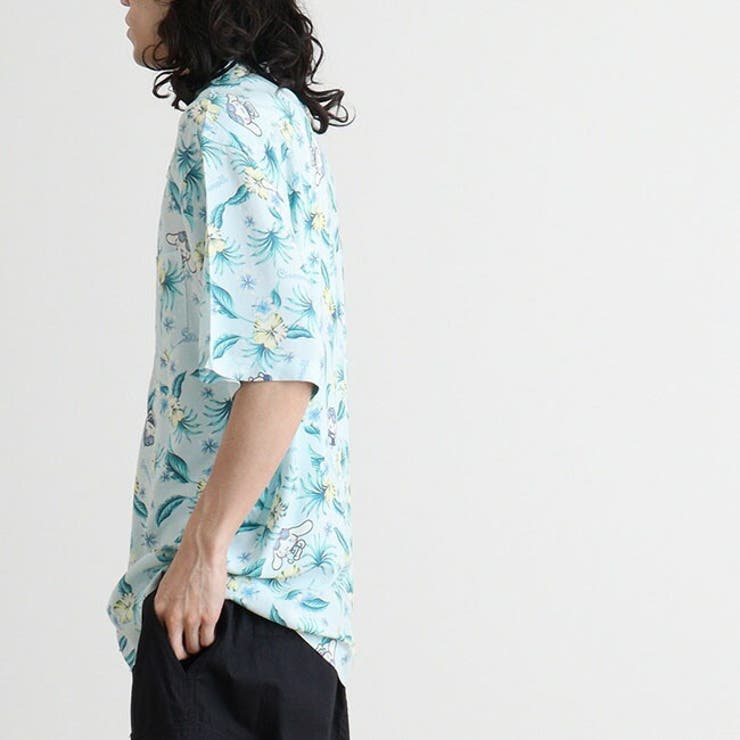 シナモロールアロハ シャツ 半袖 | CharaBasket | 詳細画像3 