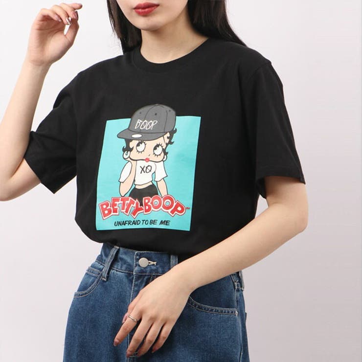 ベティ・ブープ ベティちゃん 半袖 Tシャツ プリント トップス