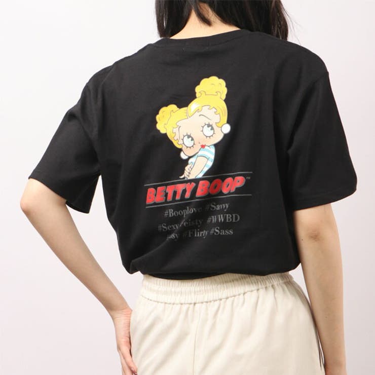 ベティ・ブープ ベティちゃん 半袖 Tシャツ プリント トップス