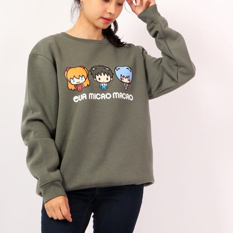 エヴァンゲリオン ミクロマクロ トレーナー 裏起毛 プリント | CharaBasket | 詳細画像7 