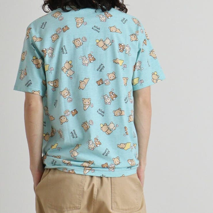 リラックマ 総柄 半袖Tシャツ | CharaBasket | 詳細画像7 