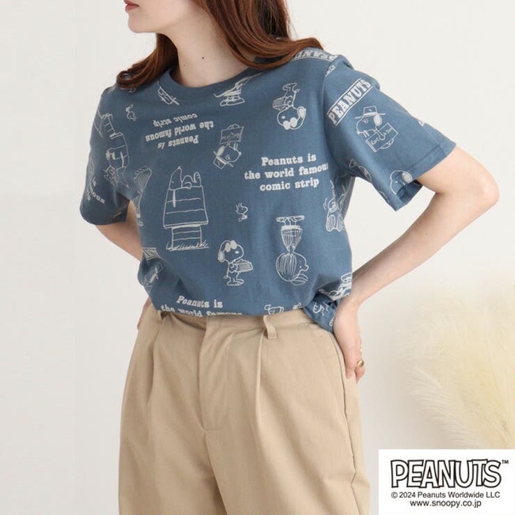 スヌーピー 半袖 トップス | CharaBasket | 詳細画像1 
