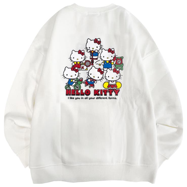 ハローキティ サガラ刺繍 裏起毛ビッグシルエット | CharaBasket | 詳細画像3 