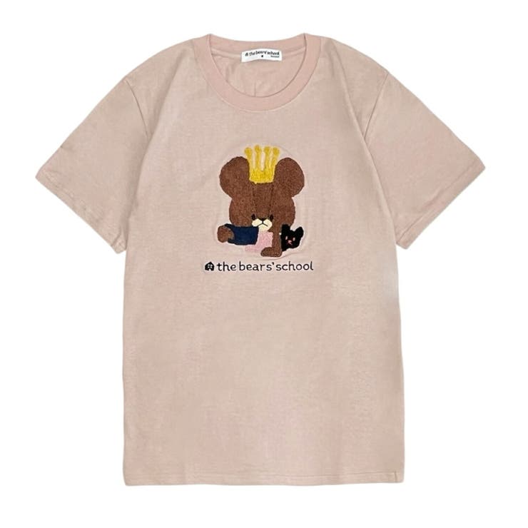 くまのがっこう サガラ刺 天竺 半袖 Tシャツ カットソー 春夏 絵本 | CharaBasket | 詳細画像4 