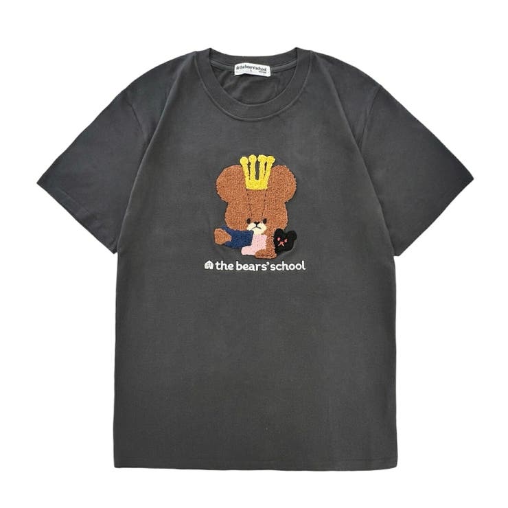 くまのがっこう サガラ刺 天竺 半袖 Tシャツ カットソー 春夏 絵本 | CharaBasket | 詳細画像5 