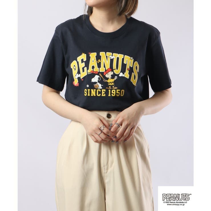 スヌーピー チャーリーブラウン Tシャツシャツ[品番
