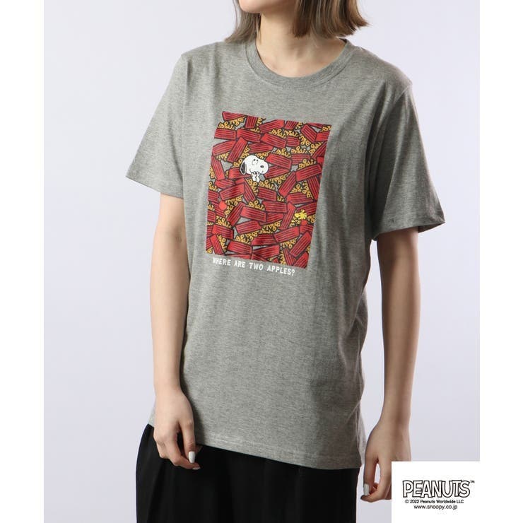 スヌーピー  Tシャツ 半袖 プリント SNOOPY PEANUTS | CharaBasket | 詳細画像12 