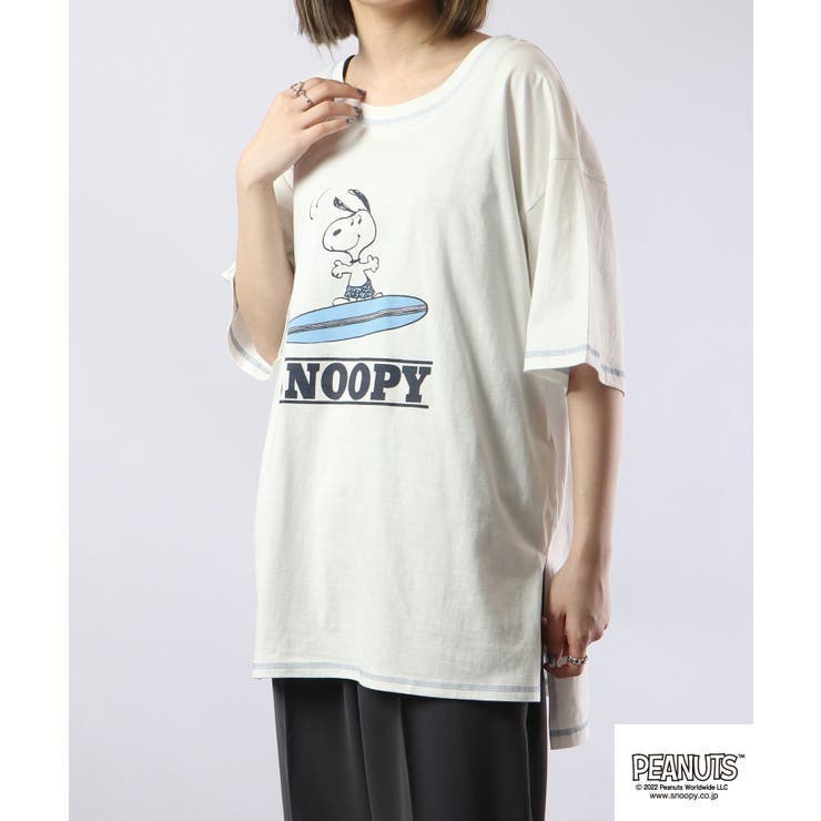スヌーピー Tシャツ 半袖 サーフ 夏 プリント SNOOPY PEANUTS | CharaBasket | 詳細画像11 