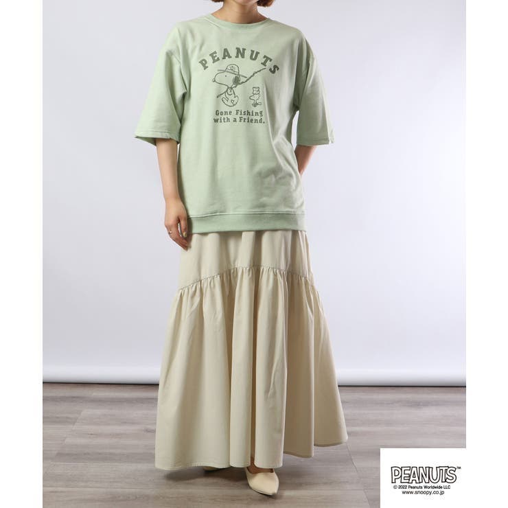 スヌーピー 裏毛 半袖 | CharaBasket | 詳細画像14 
