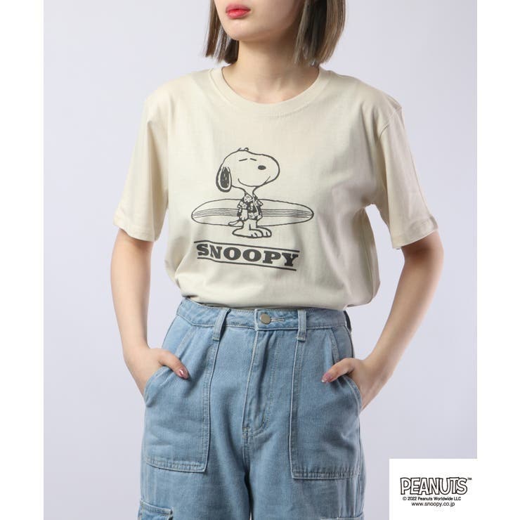スヌーピー Tシャツ トップス[品番：YSDW0002503]｜CharaBasket