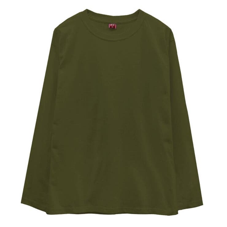 カーキ | 子供 Tシャツ 無地 長袖 子供服 カラー | CharaBasket【KIDS】