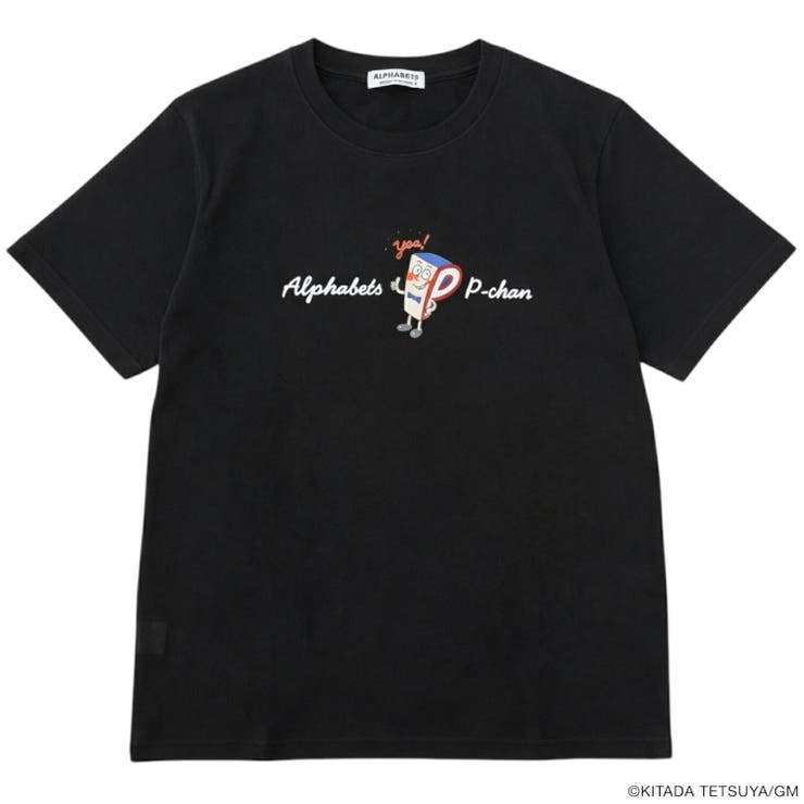 P CHAN ロゴプリントTシャツ | CharaBasket | 詳細画像4 
