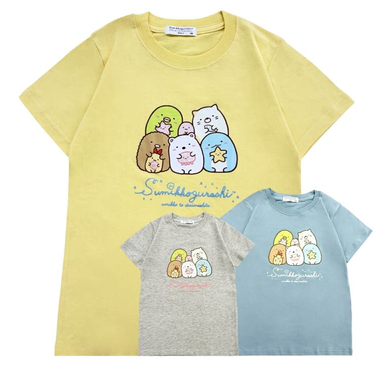 すみっコぐらし キッズ 天竺 半袖 Tシャツ トップス 春 夏 | CharaBasket | 詳細画像3 