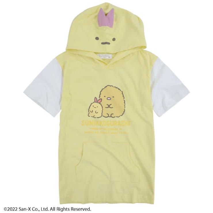 すみっコぐらし Tパーカー エビフライ エビフライのしっぽ  とんかつ[品番：YSDW0001667]｜CharaBasket【KIDS】（キャラバスケット）のキッズファッション通販｜SHOPLIST（ショップリスト）