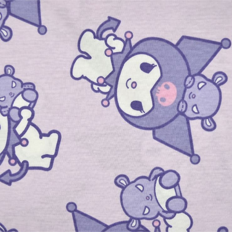 クロミ Tシャツ 半袖 レディース 総柄 プリント サンリオ キャラクターズ | CharaBasket | 詳細画像4 