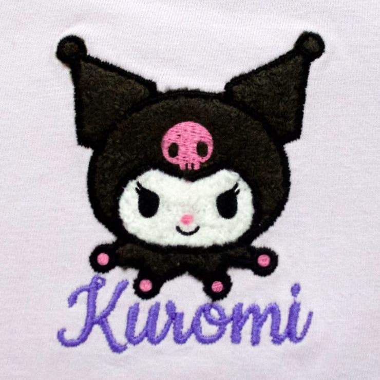 クロミ Tシャツ 半袖 刺繍 サンリオ キャラクターズ メンズ レディース | CharaBasket | 詳細画像8 