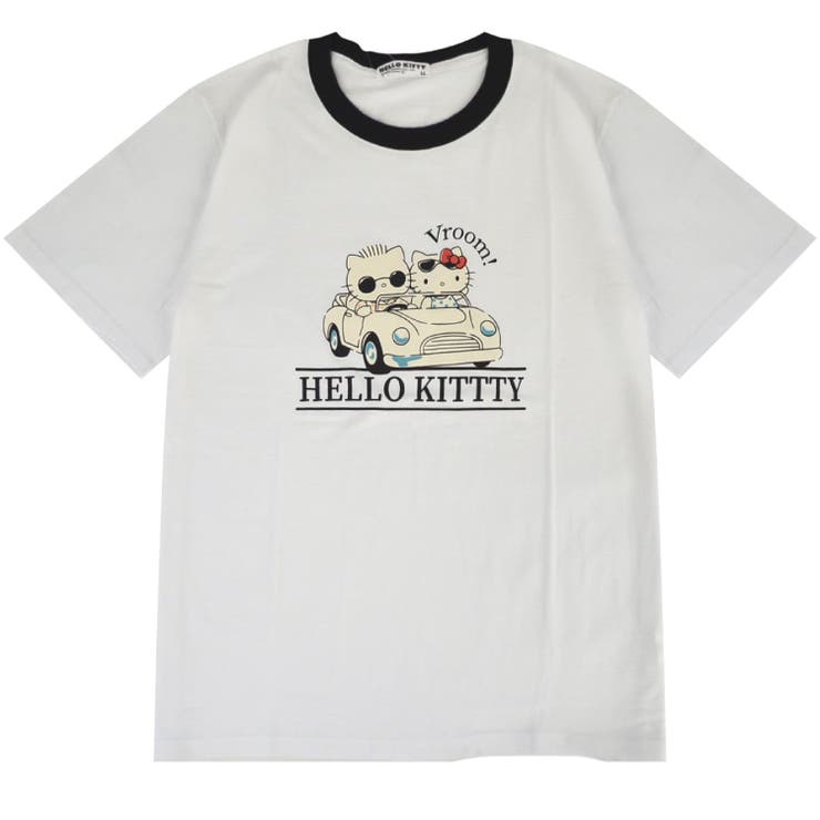 HELLO KITTY × WAAC】UNISEX ハローキティコラボ ロゴTシャツ