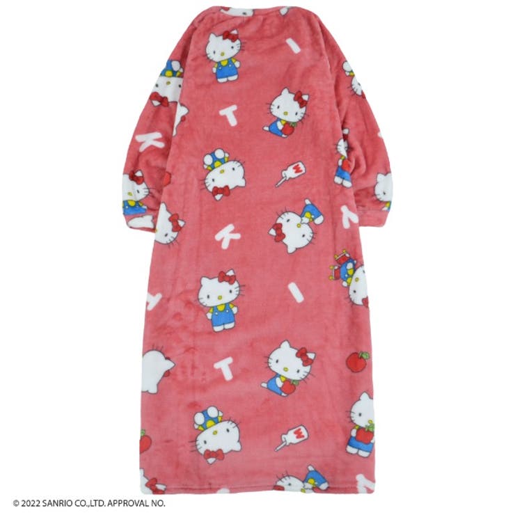 ハローキティ サンリオ ワンピース 長袖 プリント 部屋着  sanrio[品番：YSDW0002313]｜CharaBasket（キャラバスケット）のレディースファッション通販｜SHOPLIST（ショップリスト）