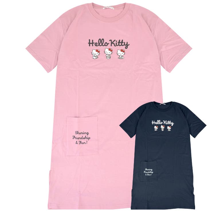 ハローキティ Tシャツ ワンピース | CharaBasket | 詳細画像1 