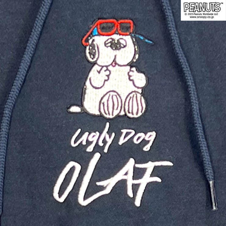 スヌーピー 裏起毛 パーカー プルパーカー 秋冬 SNOOPY PEANUTS | CharaBasket | 詳細画像8 