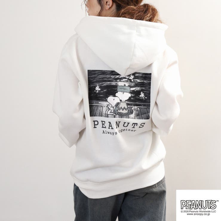 スヌーピー ジップ パーカー | CharaBasket | 詳細画像2 