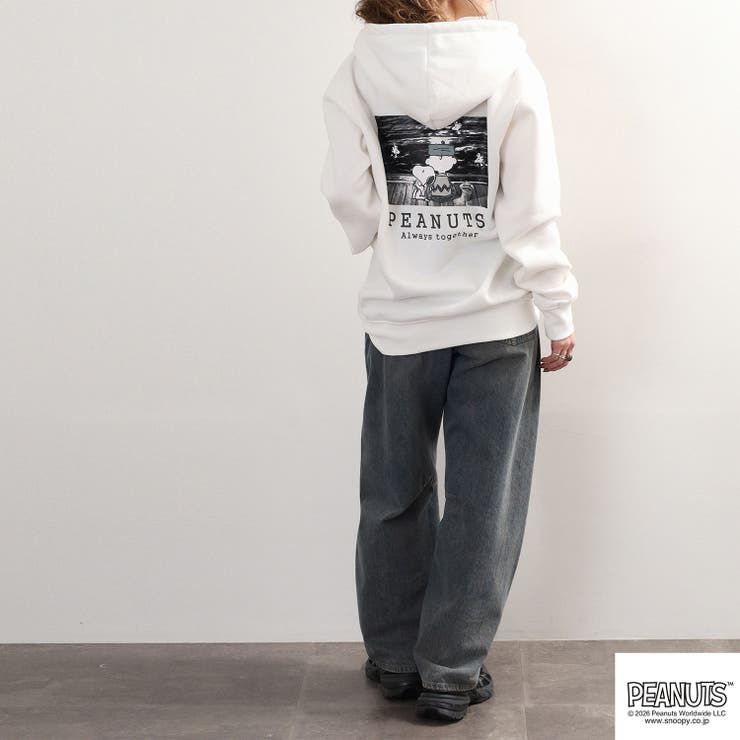 スヌーピー ジップ パーカー | CharaBasket | 詳細画像4 