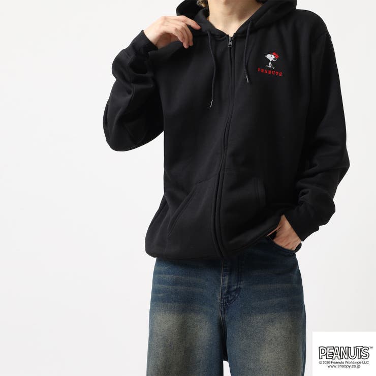 スヌーピー ジップ パーカー | CharaBasket | 詳細画像5 