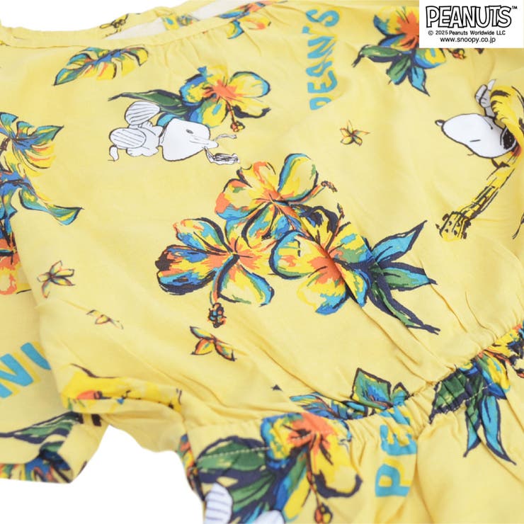 スヌーピー アロハワンピース ハイビスカス柄 | CharaBasket | 詳細画像5 