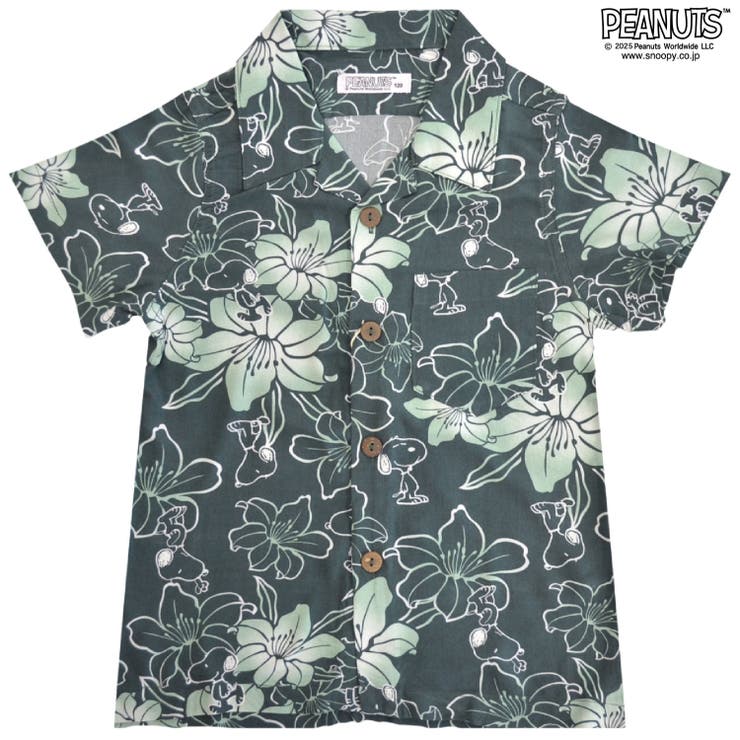 スヌーピー キッズ アロハシャツ | CharaBasket | 詳細画像2 