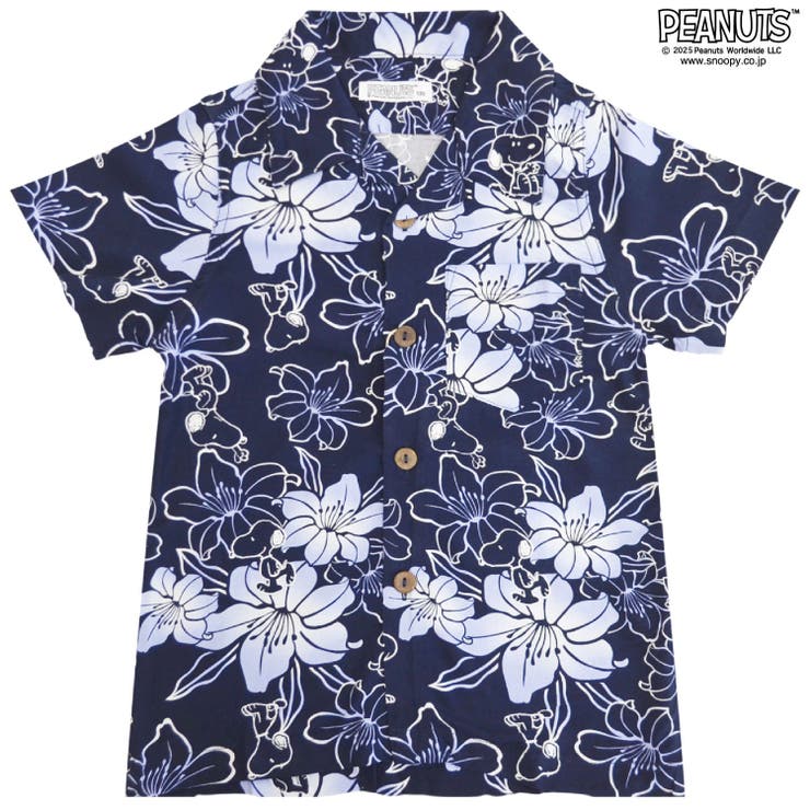 スヌーピー キッズ アロハシャツ | CharaBasket | 詳細画像4 