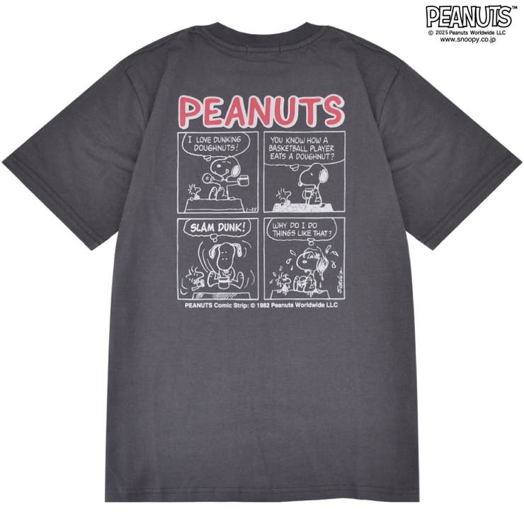スヌーピー Tシャツ 半袖 コミック柄 SNOOPY PEANUTS[品番