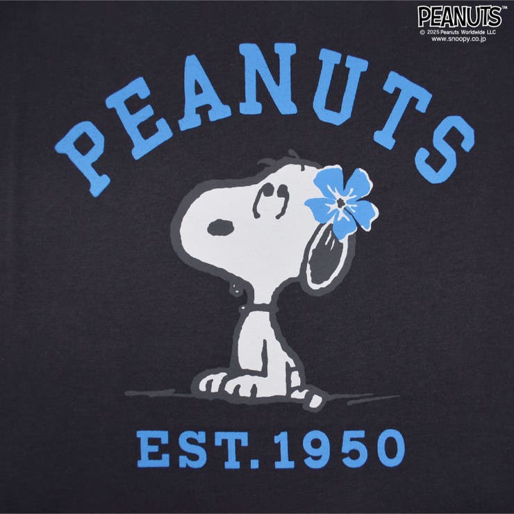 スヌーピー プリント ノースリーブ Tシャツ 夏 SNOOPY PEAUTS | CharaBasket | 詳細画像8 