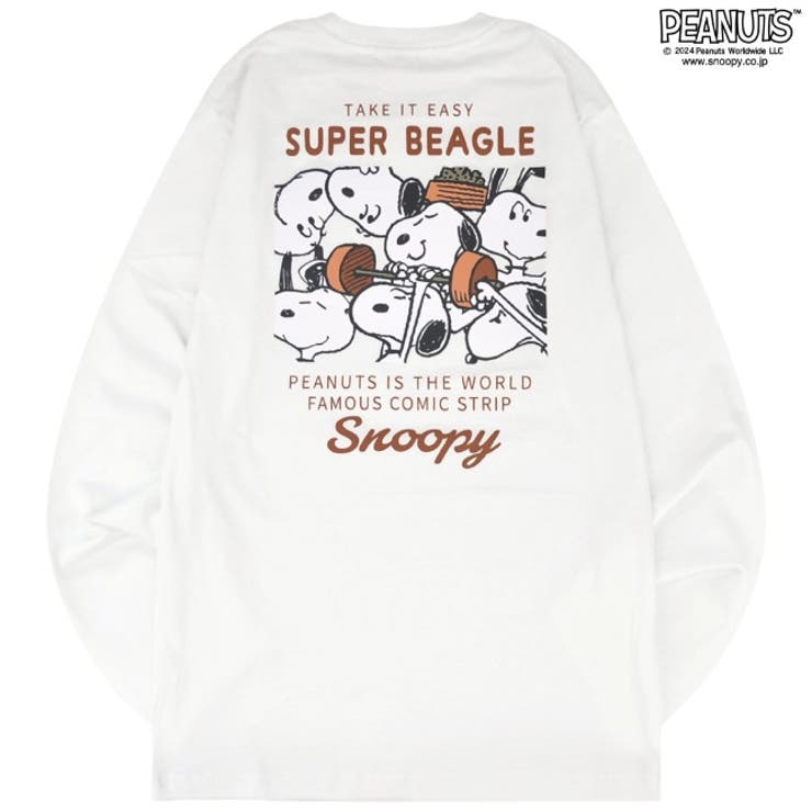 スヌーピー 長袖 Tシャツ[品番：YSDW0003296]｜CharaBasket