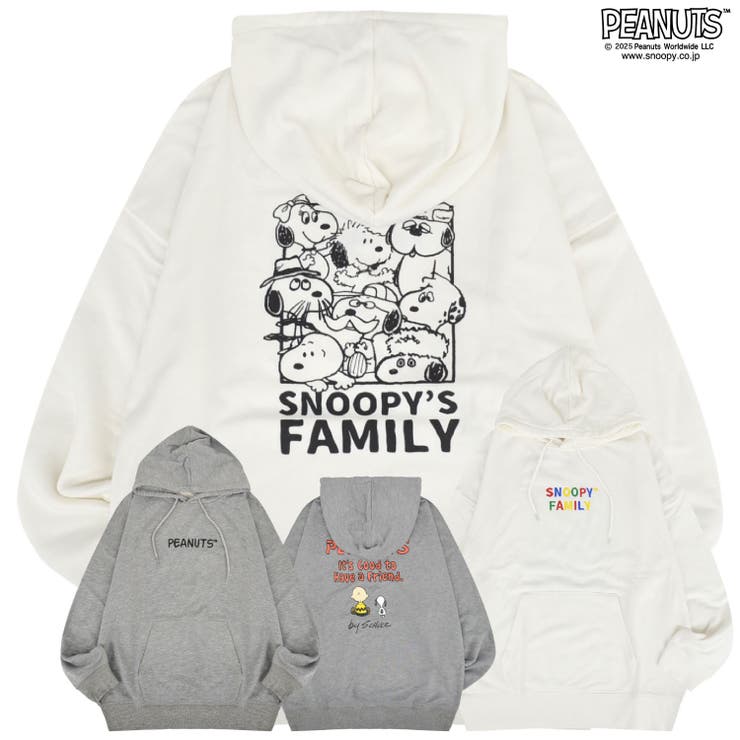 スヌーピー プリント 裏毛 | CharaBasket | 詳細画像1 