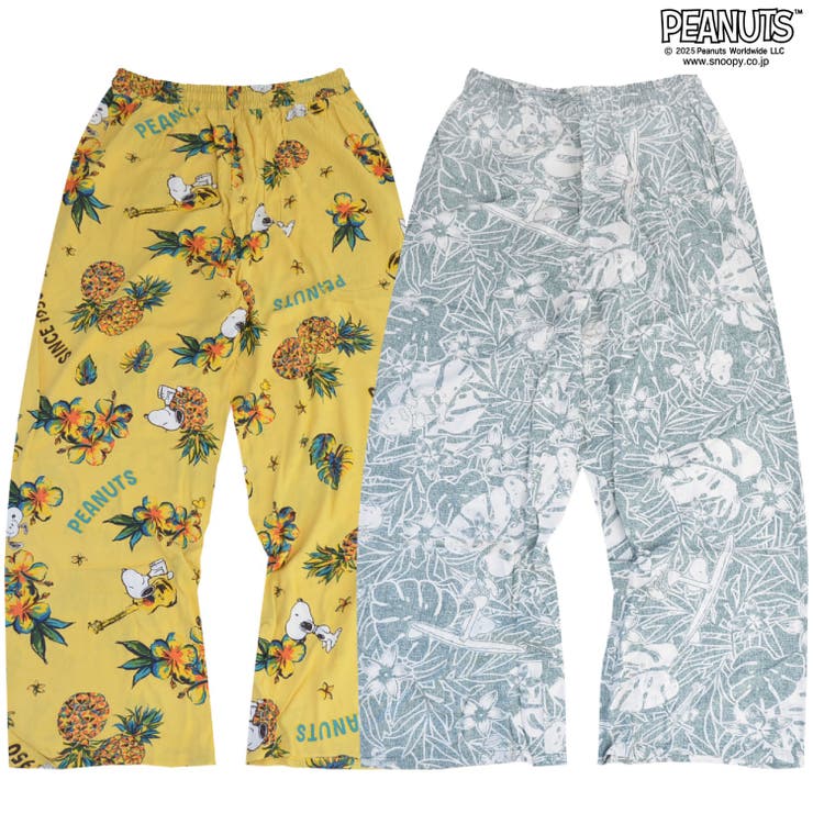 スヌーピー パンツ アロハ | CharaBasket | 詳細画像1 