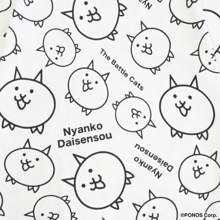 にゃんこ大戦争 Tシャツ 半袖 プリント 総柄 トップス メンズ レディース | CharaBasket | 詳細画像5 