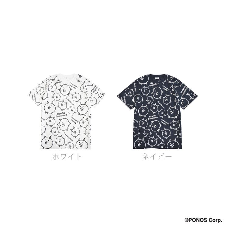 にゃんこ大戦争 Tシャツ 半袖 プリント 総柄 トップス メンズ レディース | CharaBasket | 詳細画像6 
