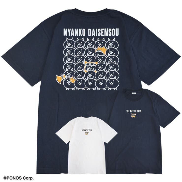 にゃんこ大戦争 半袖 Tシャツ | CharaBasket | 詳細画像1 