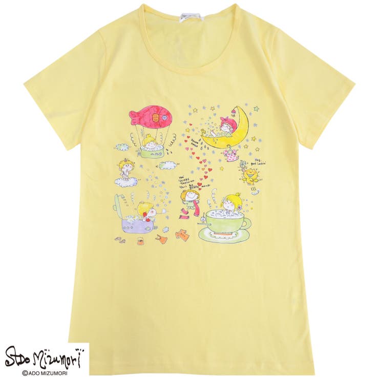 水森亜土 レディース プリント | CharaBasket | 詳細画像3 