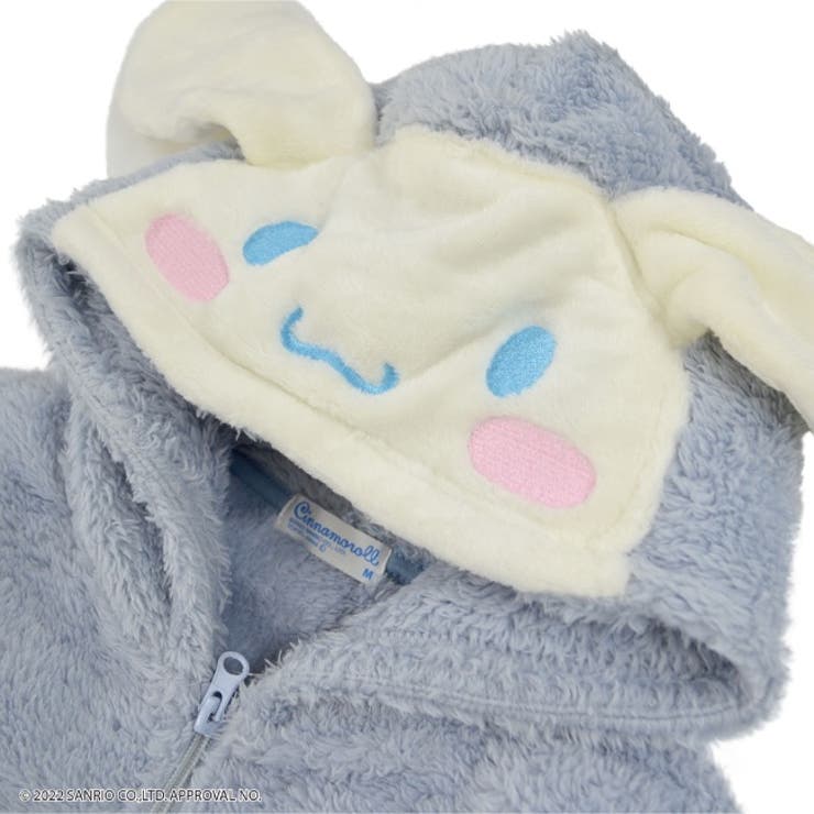 land by milkboy サンリオ シナモロール ボア パーカー ブルー land by milkboy サンリオ シナモロール ボア パーカー ブルー