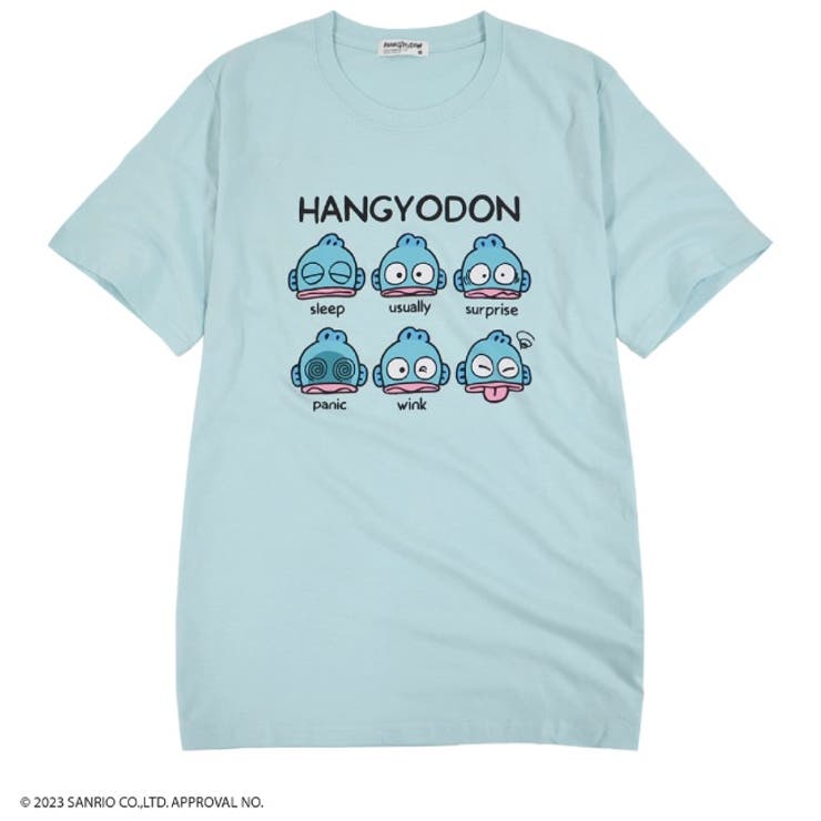 ハンギョドン Tシャツ 半袖 プリント トップス サンリオ