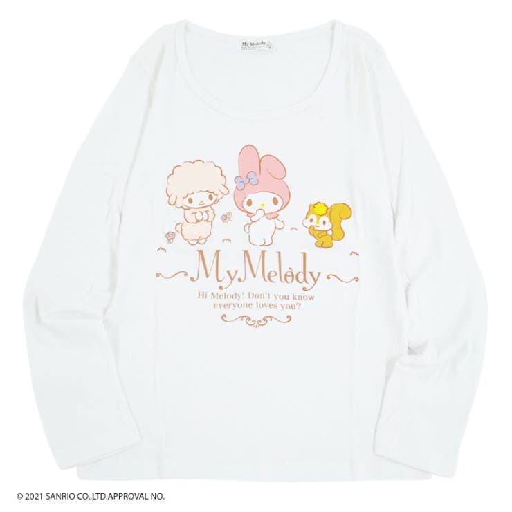 オトナ女子にも! マイメロディ長袖Tシャツ[品番：YSDW0000541