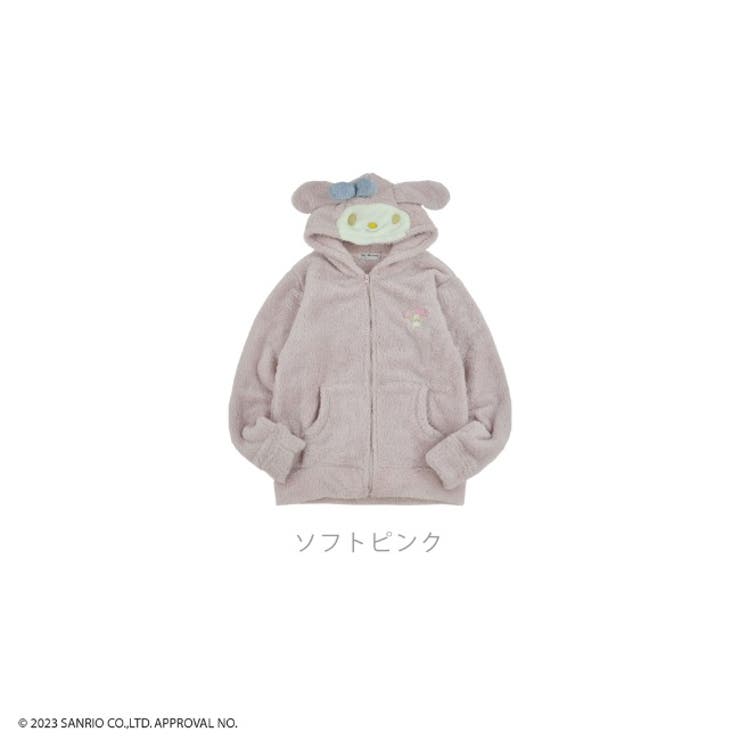 マイメロ マイメロディ パーカー ボア コスプレ 刺繍 アウター[品番