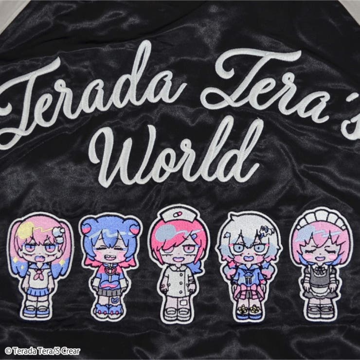 寺田てら スカジャン ブラック | CharaBasket | 詳細画像4 