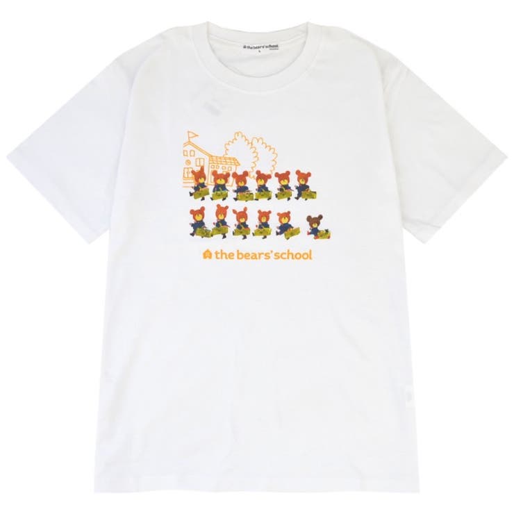 くまのがっこう Tシャツ 半袖 レディース ジャッキー くまのこ プリント | CharaBasket | 詳細画像1 