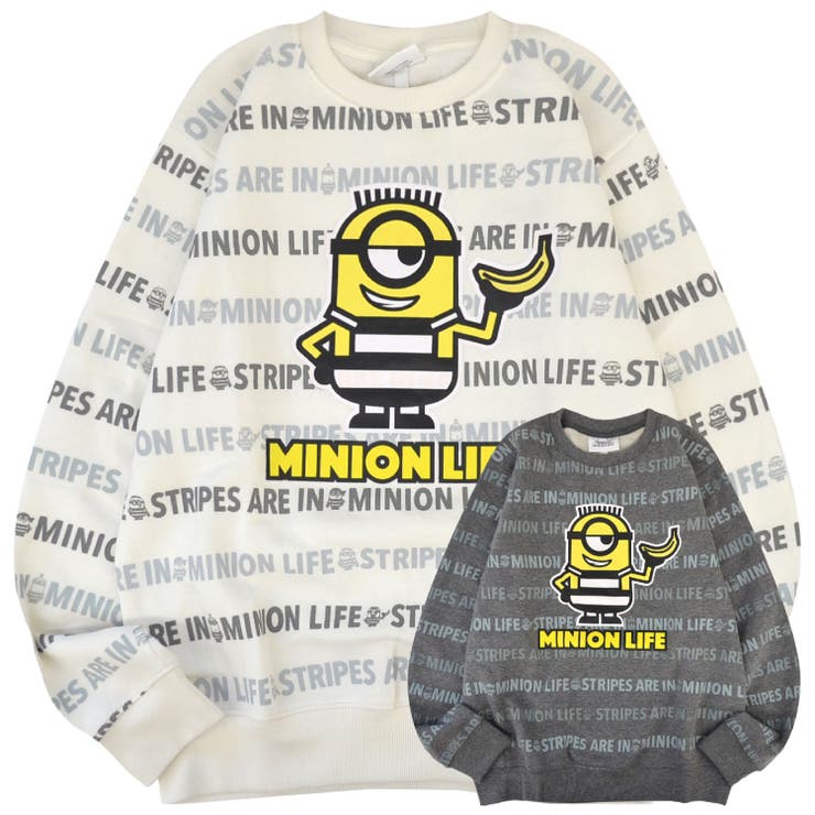 ミニオン ミニオンズ トレーナー 裏起毛 スウェット プリント | CharaBasket | 詳細画像1 