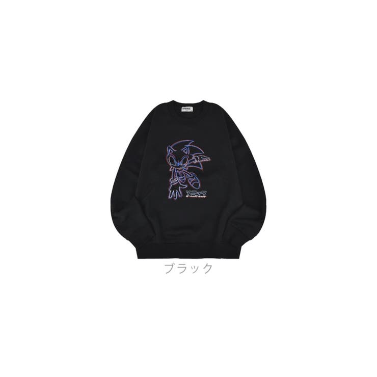 ソニック・ザ・ヘッジホッグ トレーナー 長袖 セガ ゲーム ソニック 裏起毛 | CharaBasket | 詳細画像5 